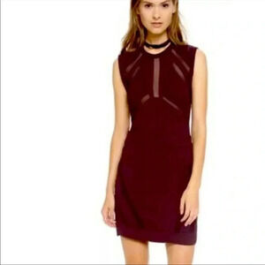 IRO Blood burgundy mini dress
